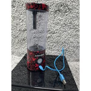 Disney Blendjet Mickey Mouse Portable Blender Love Story Red Black W/charger USB